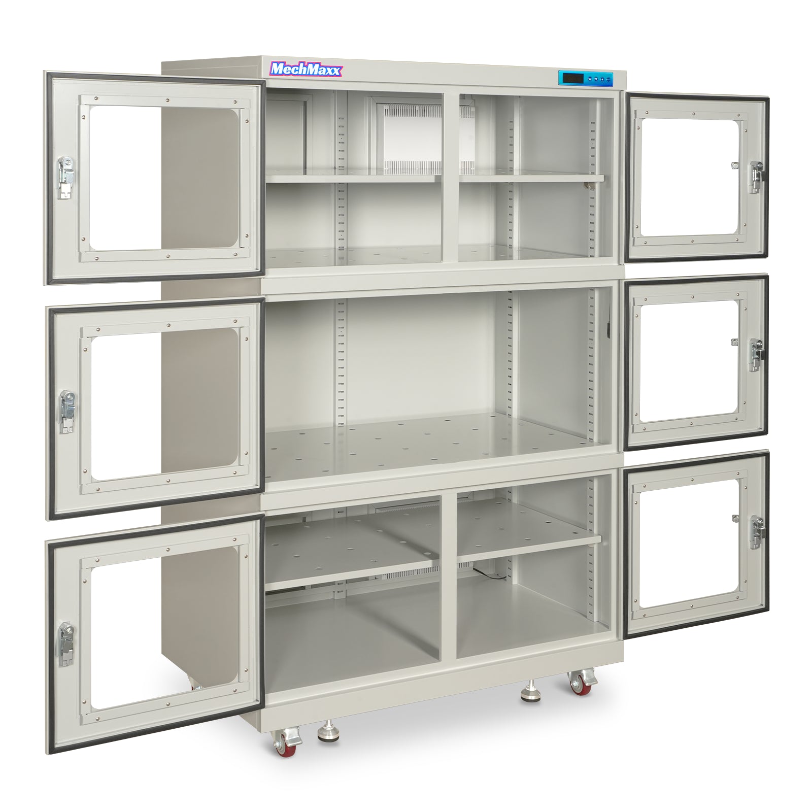 20-60% RH Electronic Dry Cabinet 1430L ESD Desiccator Cabinet Low Humidity Storage, White, EDC1430AW-6