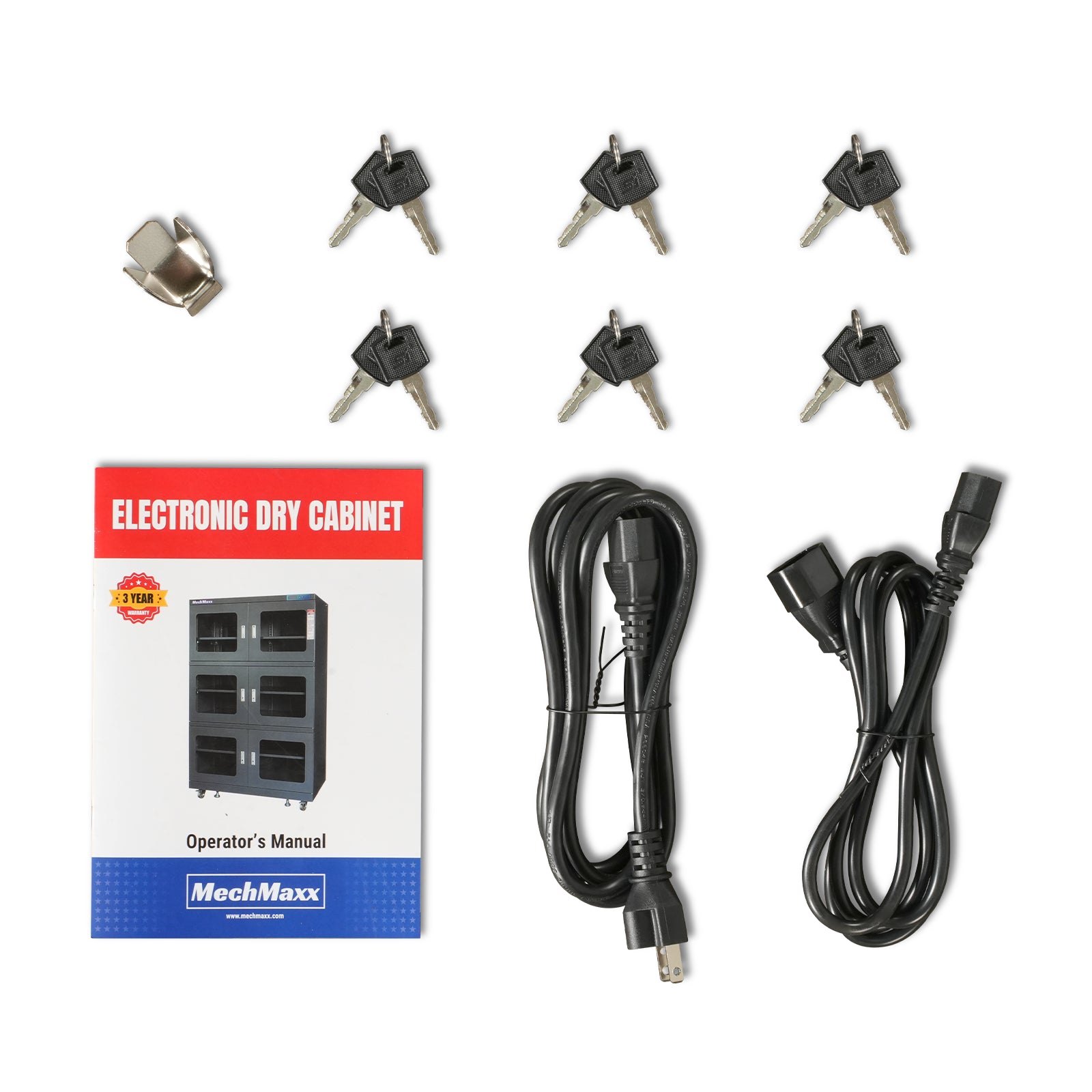 20-60% RH Electronic Dry Cabinet 1430L ESD Desiccator Cabinet Low Humidity Storage, White, EDC1430AW-6