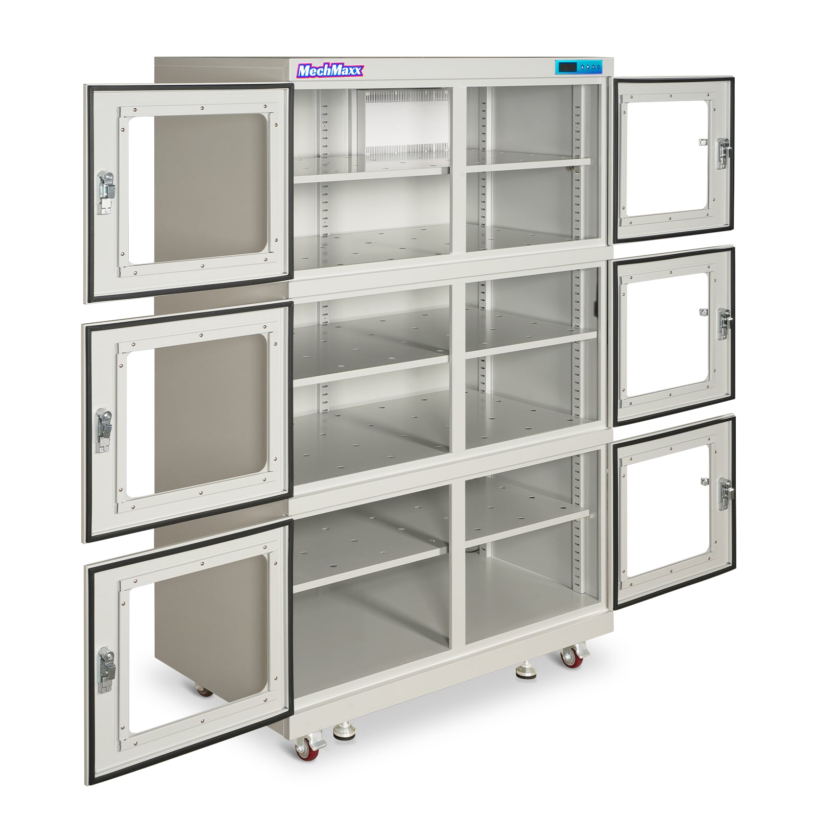 20-60% RH Electronic Dry Cabinet 1430L ESD Desiccator Cabinet Low Humidity Storage, White, EDC1430AW-6