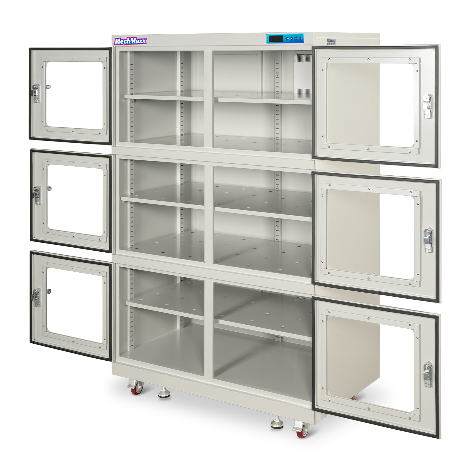 20-60% RH Electronic Dry Cabinet 1430L ESD Desiccator Cabinet Low Humidity Storage, White, EDC1430AW-6