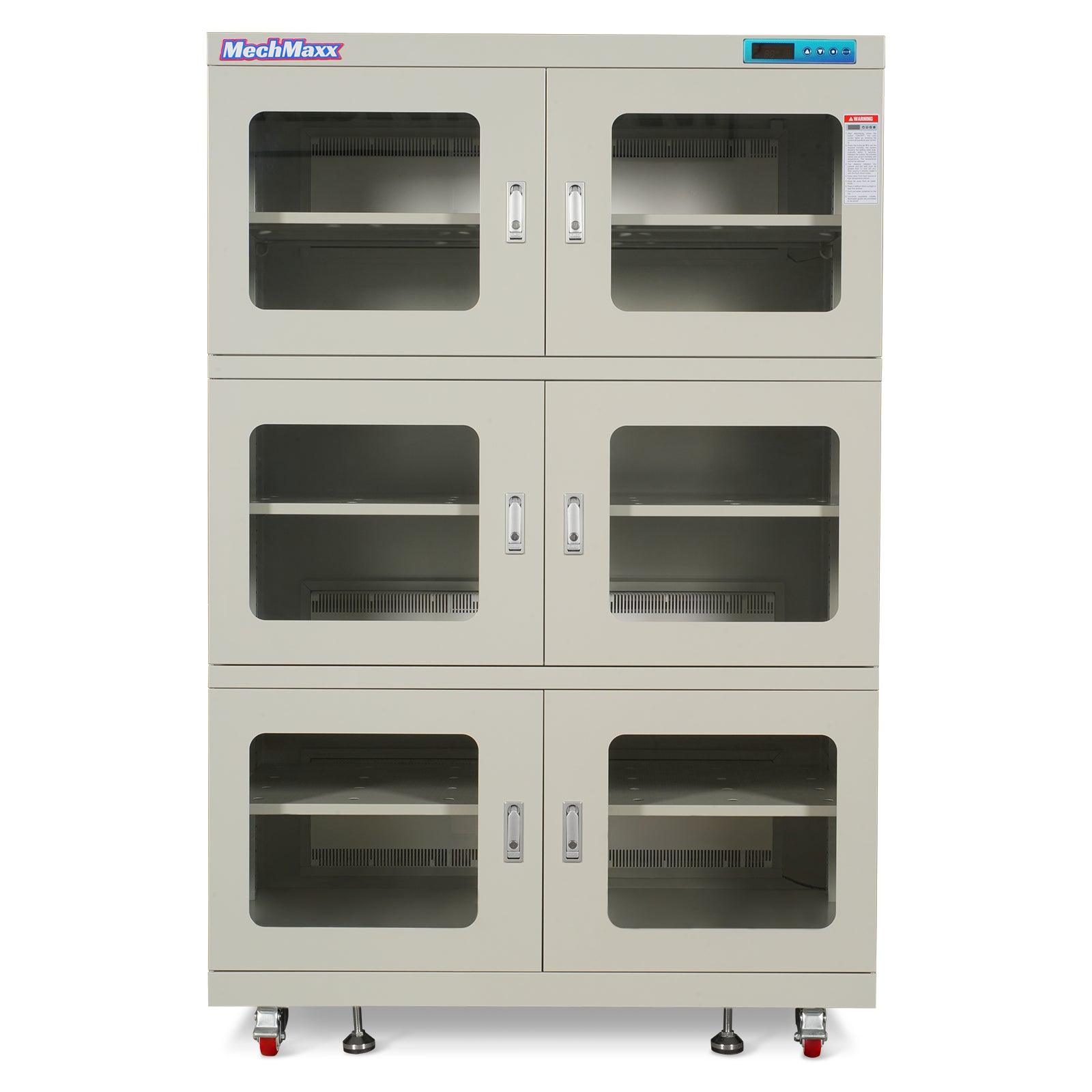1-10% RH Electronic Dry Cabinet 1430L ESD Desiccator Cabinet Ultra-Low Humidity Storage, White, EDC1430CW-6