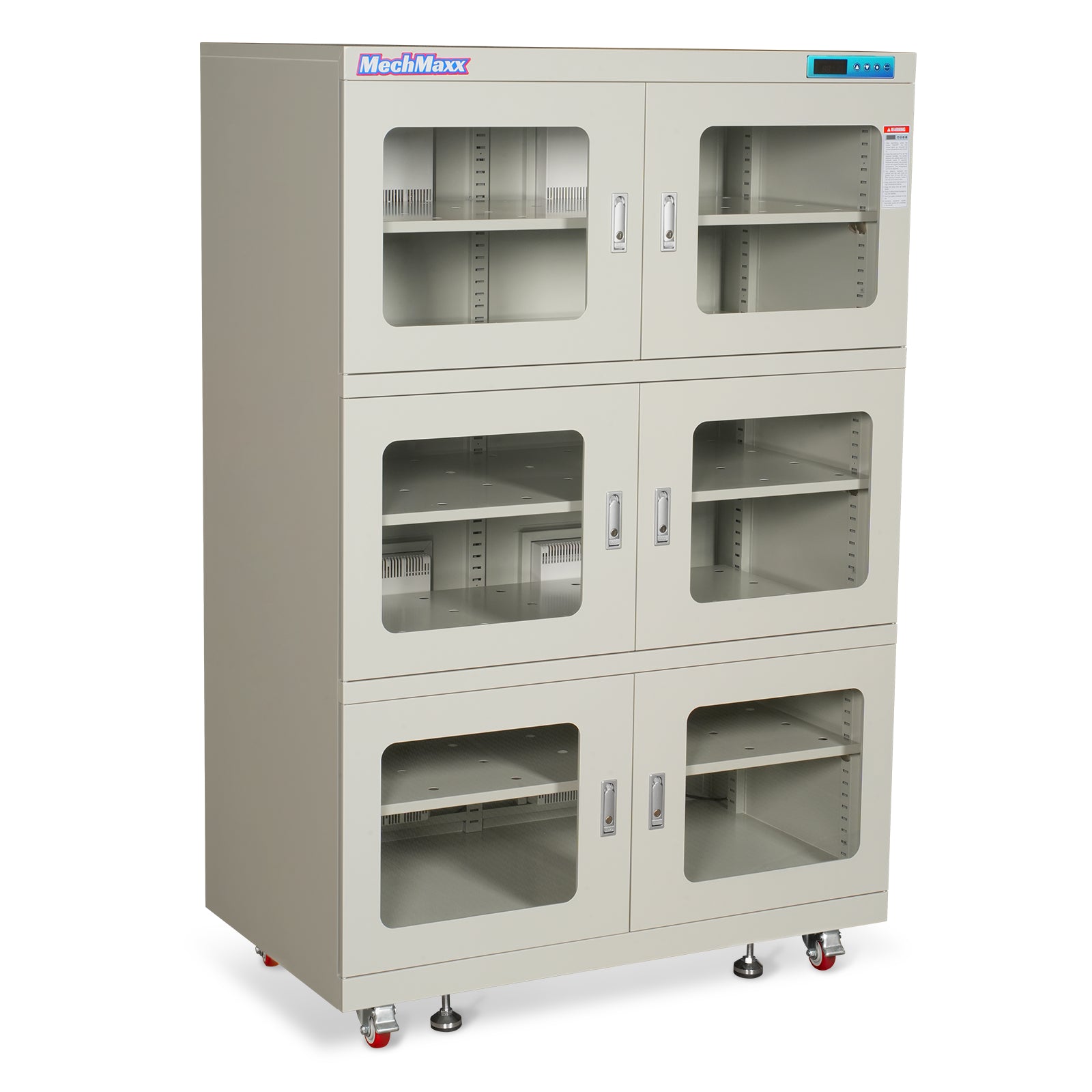 1-10% RH Electronic Dry Cabinet 1430L ESD Desiccator Cabinet Ultra-Low Humidity Storage, White, EDC1430CW-6