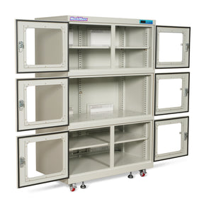1-10% RH Electronic Dry Cabinet 1430L ESD Desiccator Cabinet Ultra-Low Humidity Storage, White, EDC1430CW-6