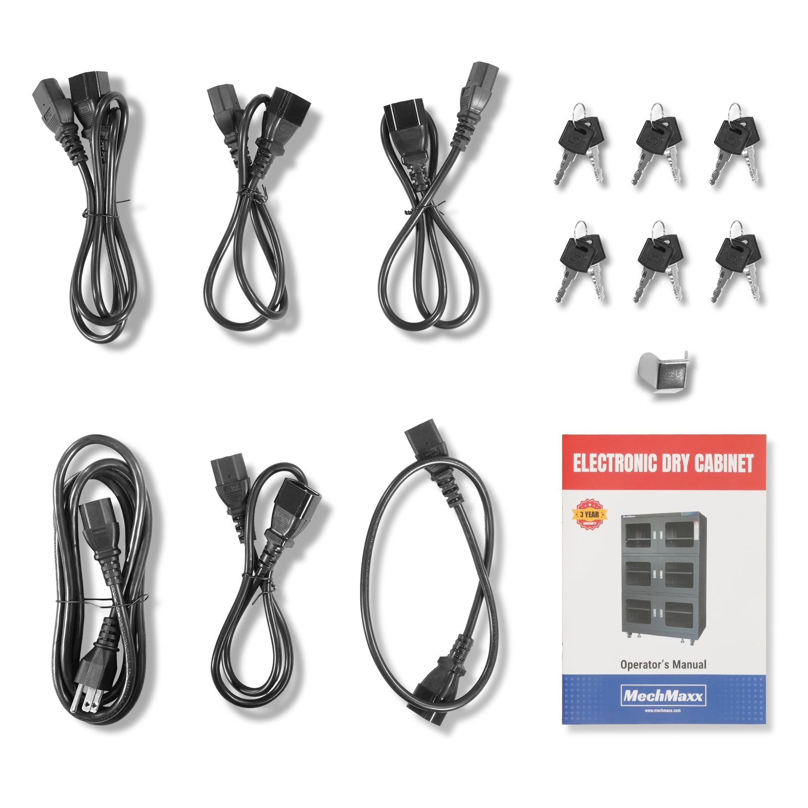 1-10% RH Electronic Dry Cabinet 1430L ESD Desiccator Cabinet Ultra-Low Humidity Storage, White, EDC1430CW-6