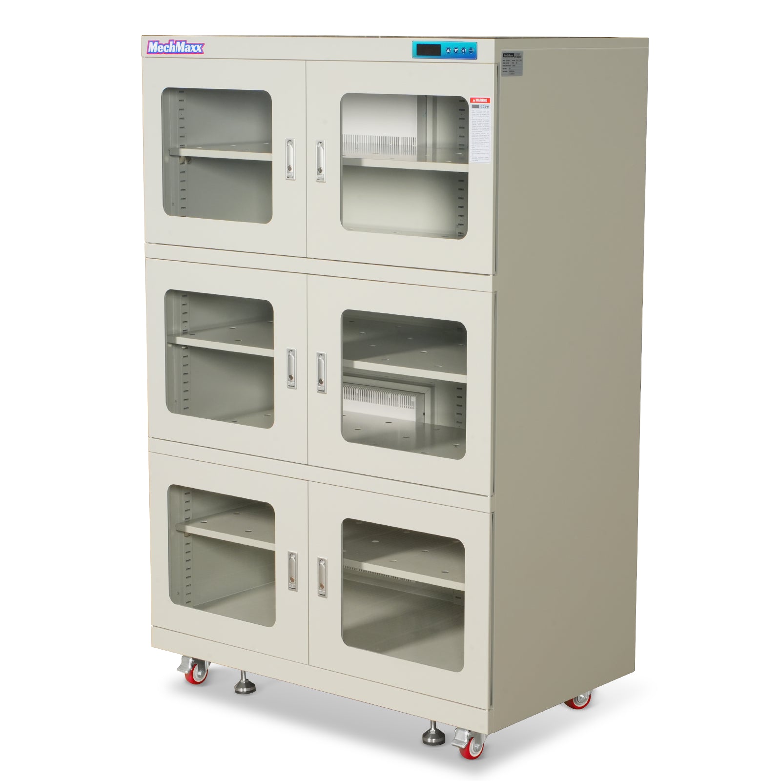 1-10% RH Electronic Dry Cabinet 1430L ESD Desiccator Cabinet Ultra-Low Humidity Storage, White, EDC1430CW-6