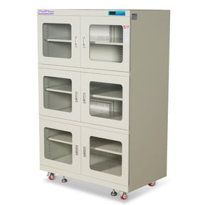 1-10% RH Electronic Dry Cabinet 1430L ESD Desiccator Cabinet Ultra-Low Humidity Storage, White, EDC1430CW-6