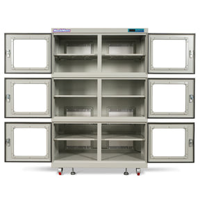 1-10% RH Electronic Dry Cabinet 1430L ESD Desiccator Cabinet Ultra-Low Humidity Storage, White, EDC1430CW-6
