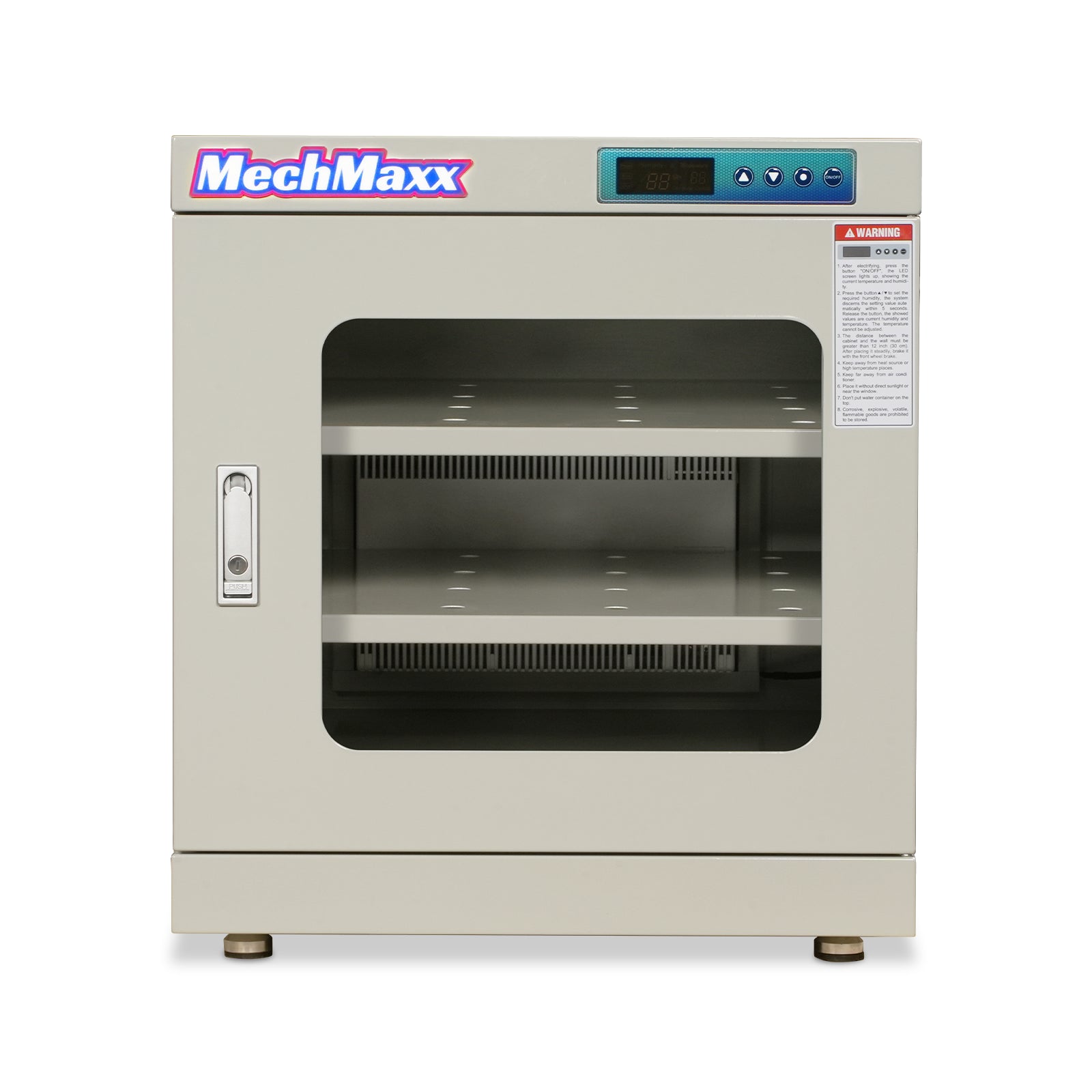 1-10% RH Electronic Dry Cabinet 210L ESD Desiccator Cabinet Ultra-Low Humidity Storage, White, EDC210CW