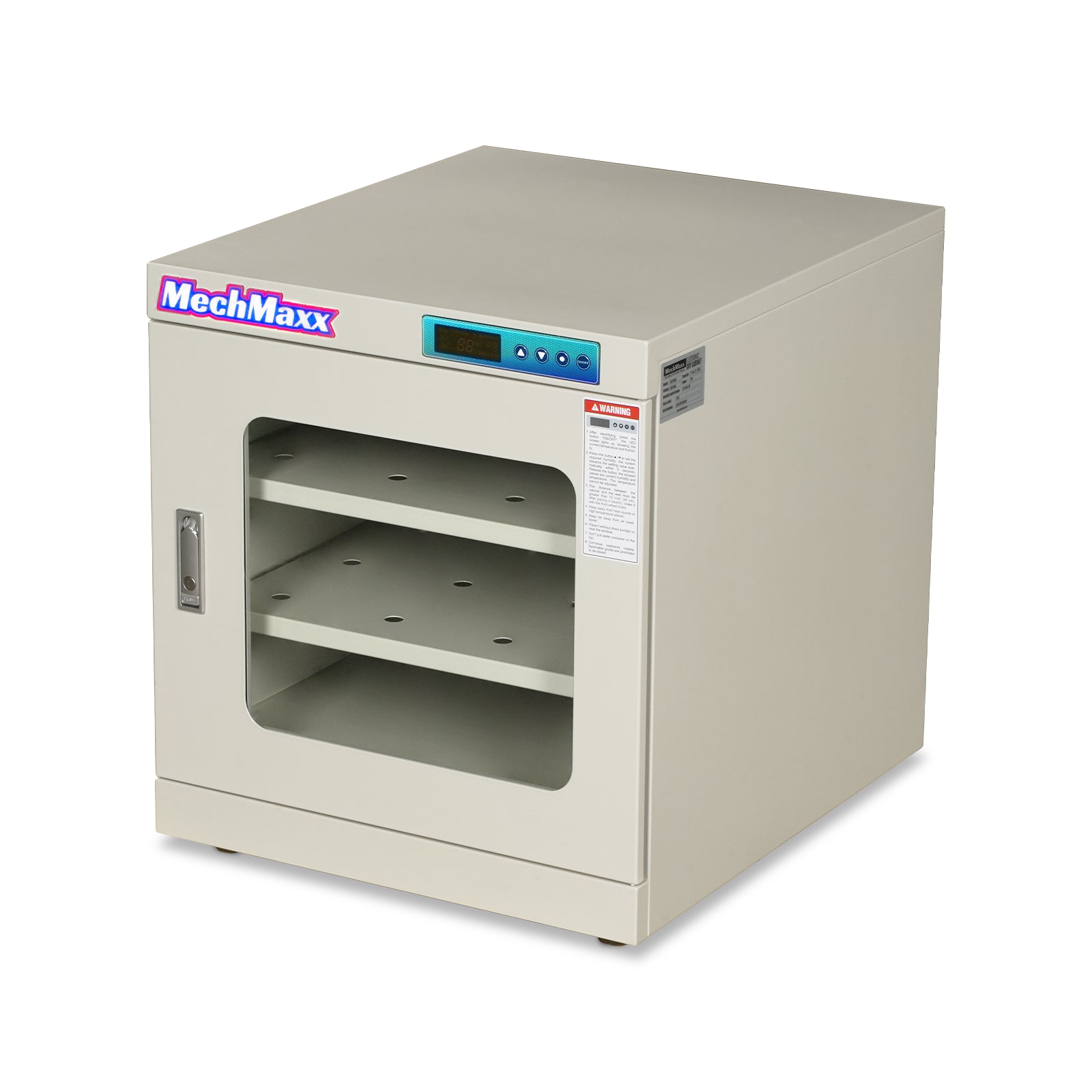 1-10% RH Electronic Dry Cabinet 210L ESD Desiccator Cabinet Ultra-Low Humidity Storage, White, EDC210CW