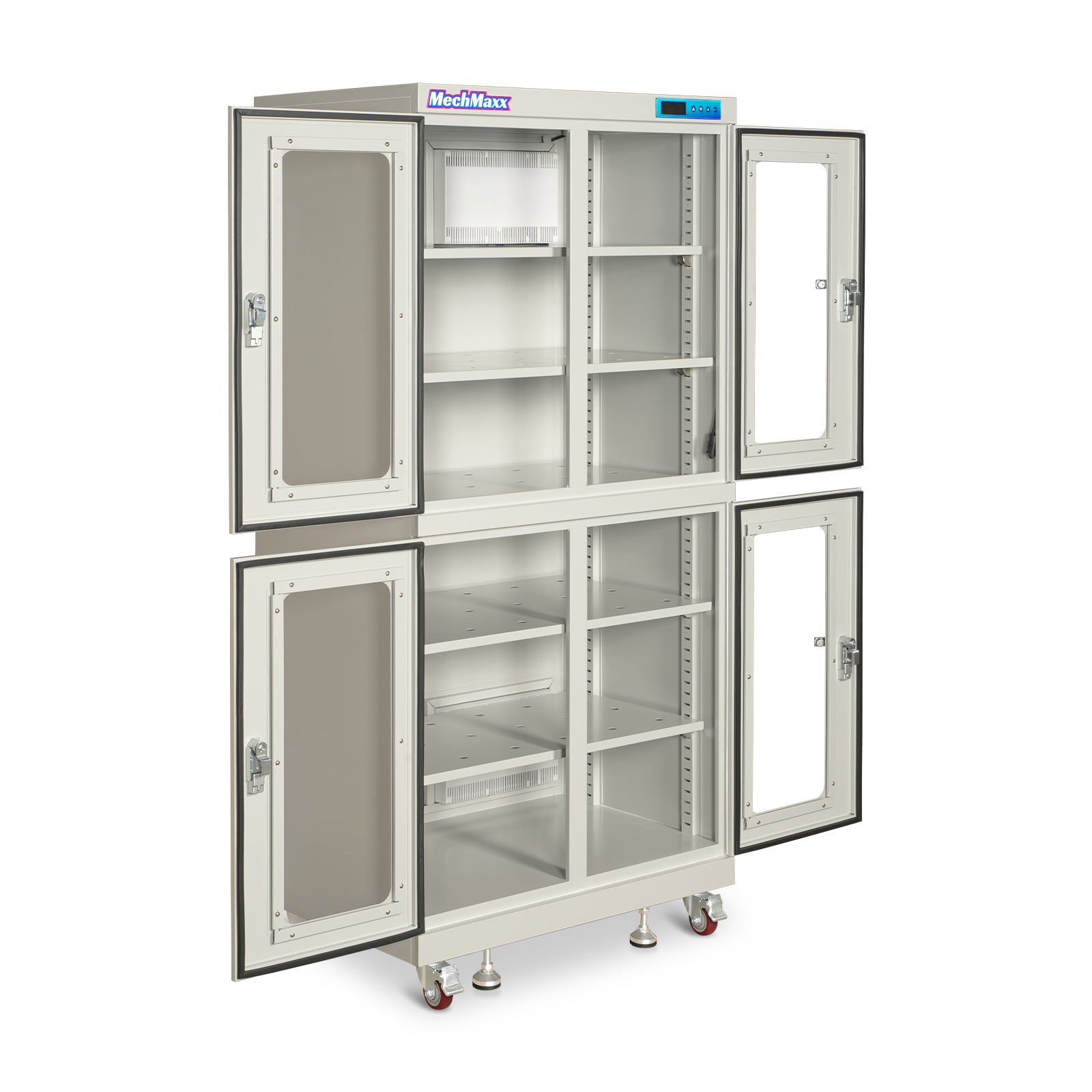 1-10% RH Electronic Dry Cabinet 880L ESD Desiccator Cabinet Ultra-Low Humidity Storage, White, EDC880CW