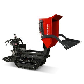 1100lbs Capacity E-Start 10HP 302cc Gas Engine Tracked Dumper Hydraulic Tipping and Lifting with Front Shovel , D50HTFL