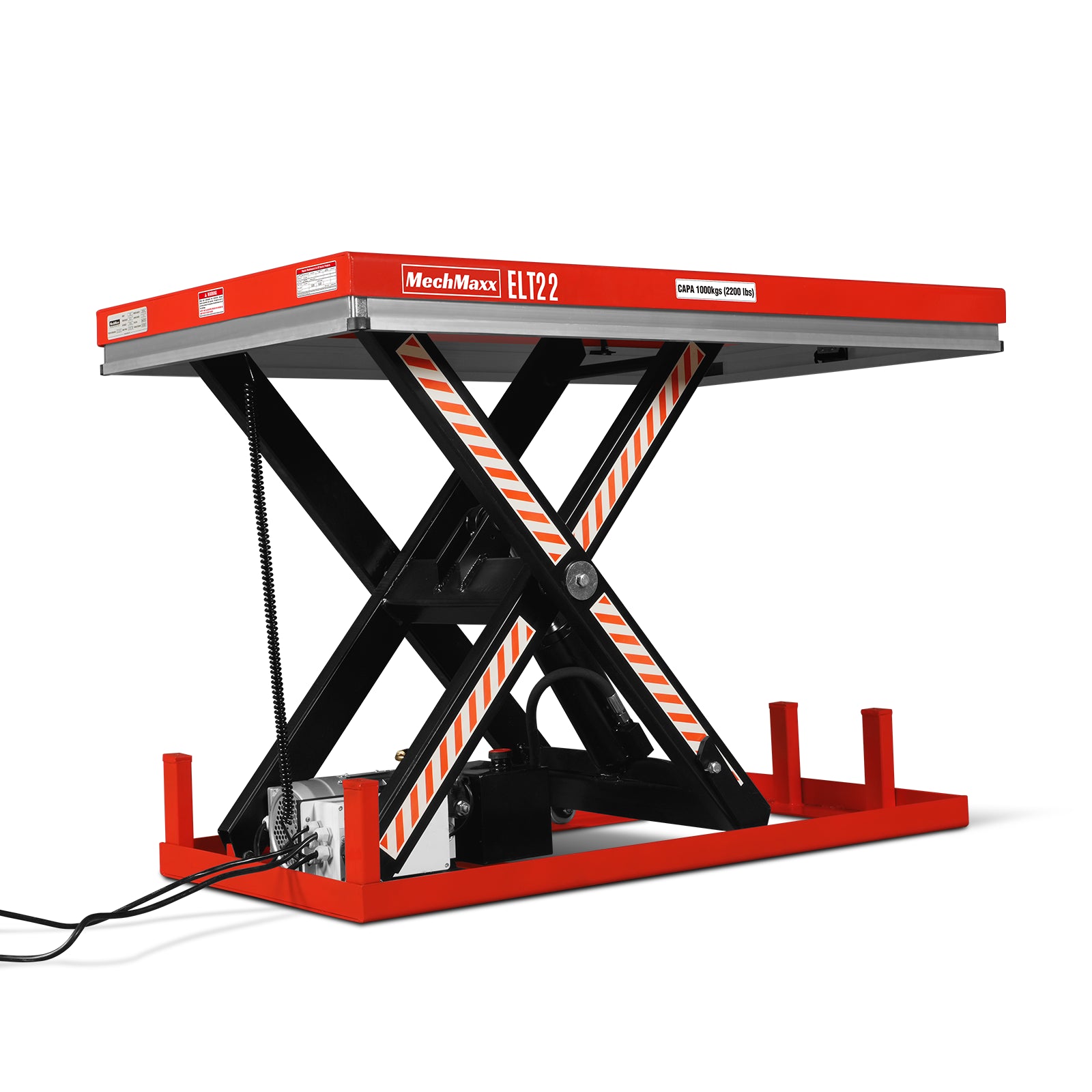 Stationary Electric Hydraulic Lift Table 2200lb Capacity,Platform Size51.2" x 32.3" ,Height39.4"