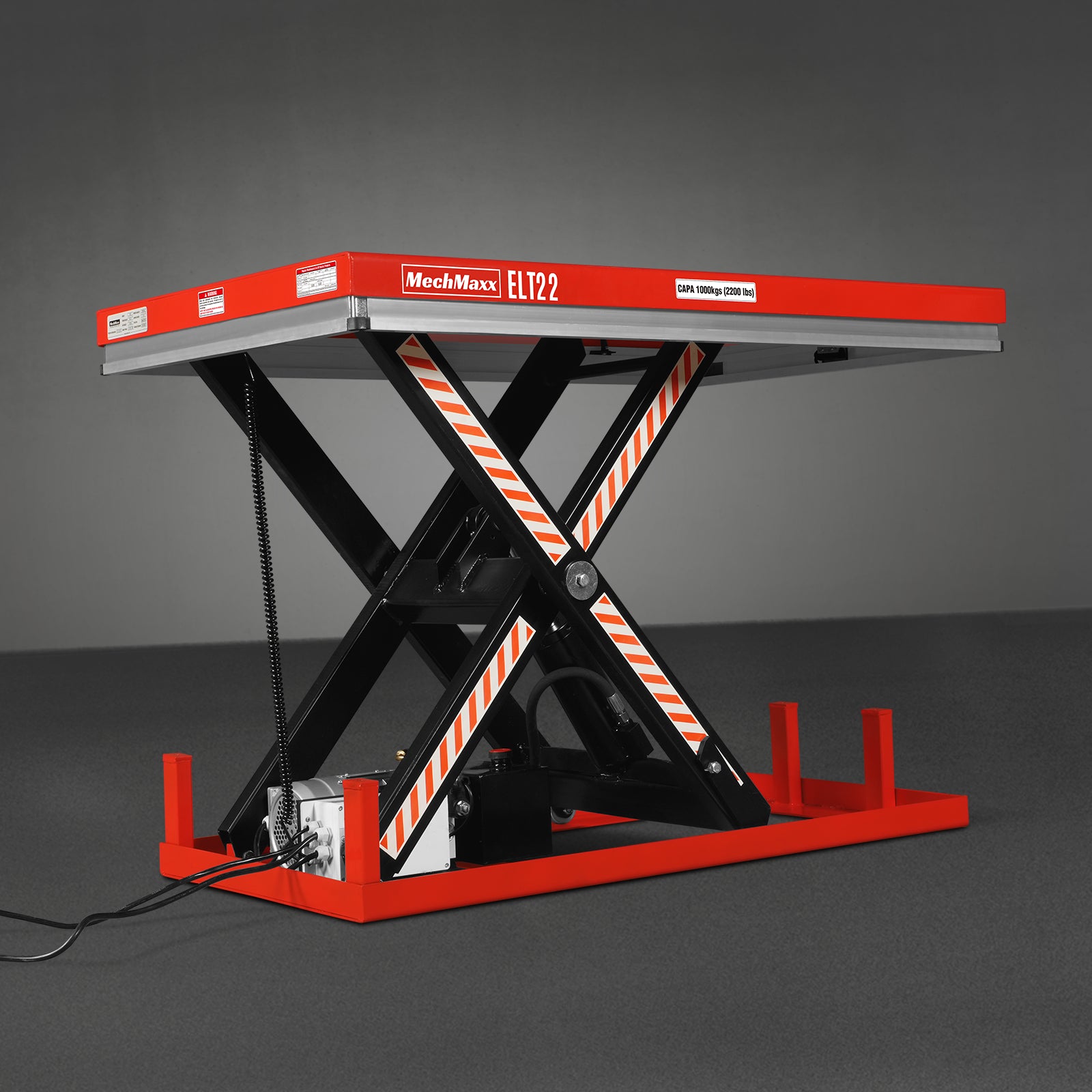 Stationary Electric Hydraulic Lift Table 2200lb Capacity,Platform Size51.2" x 32.3" ,Height39.4"