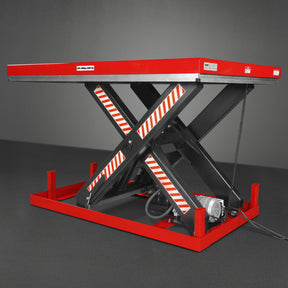 Stationary Powered Hydraulic Lift Table 8800lb Capacity,Platform Size66.9" x 47.2" ,Height43.3"