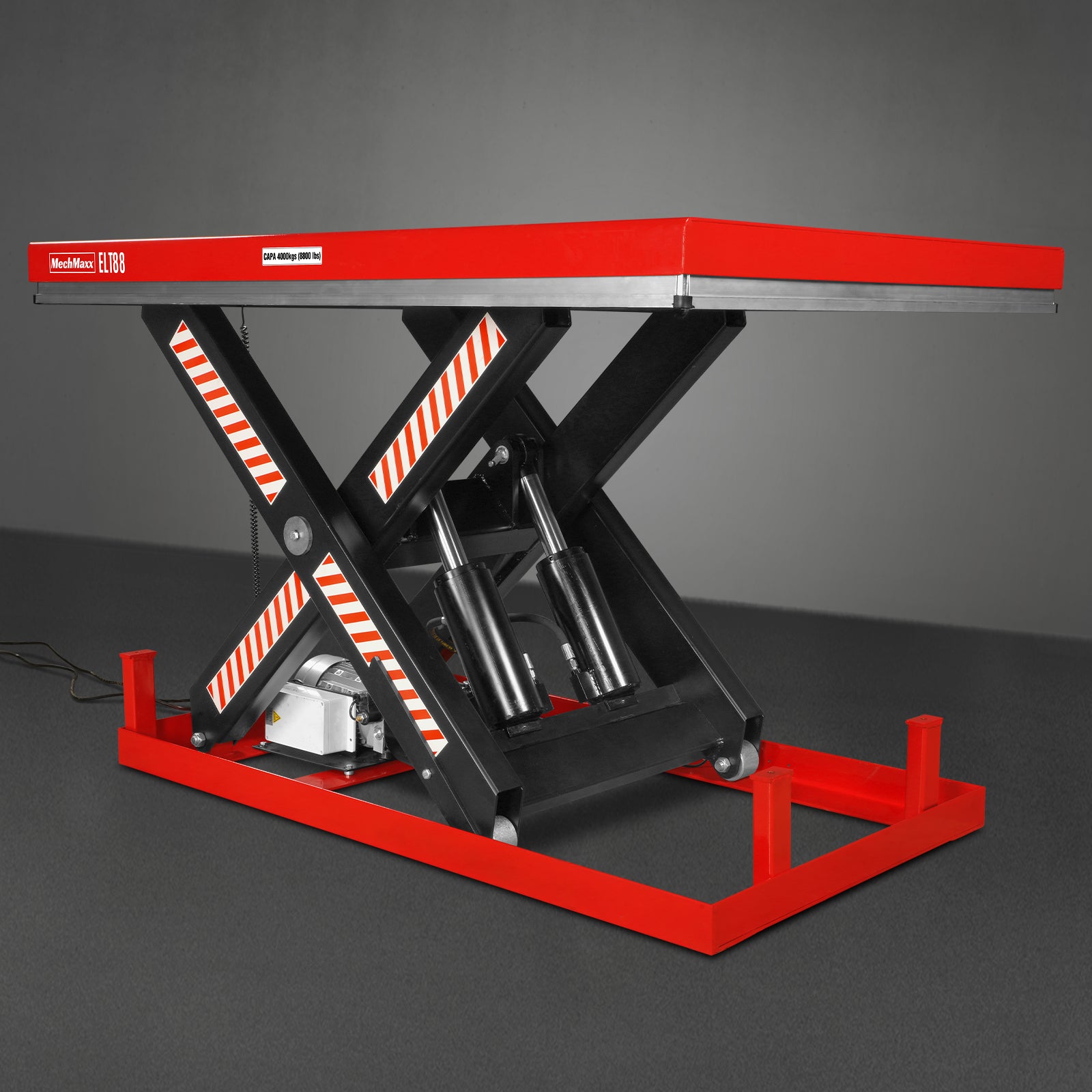 Stationary Powered Hydraulic Lift Table 8800lb Capacity,Platform Size66.9" x 47.2" ,Height43.3"