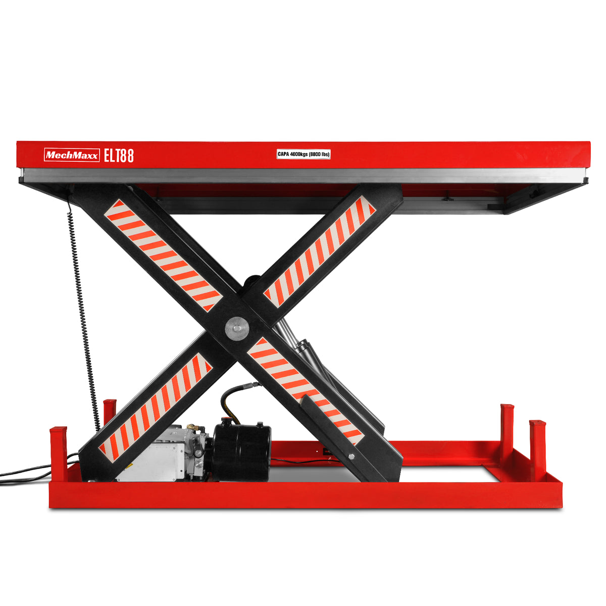 Stationary Lift Table Hydraulic Powered 8800lb Capacity, Platform Size, 66.9” x 47.2”, Height 43.3”