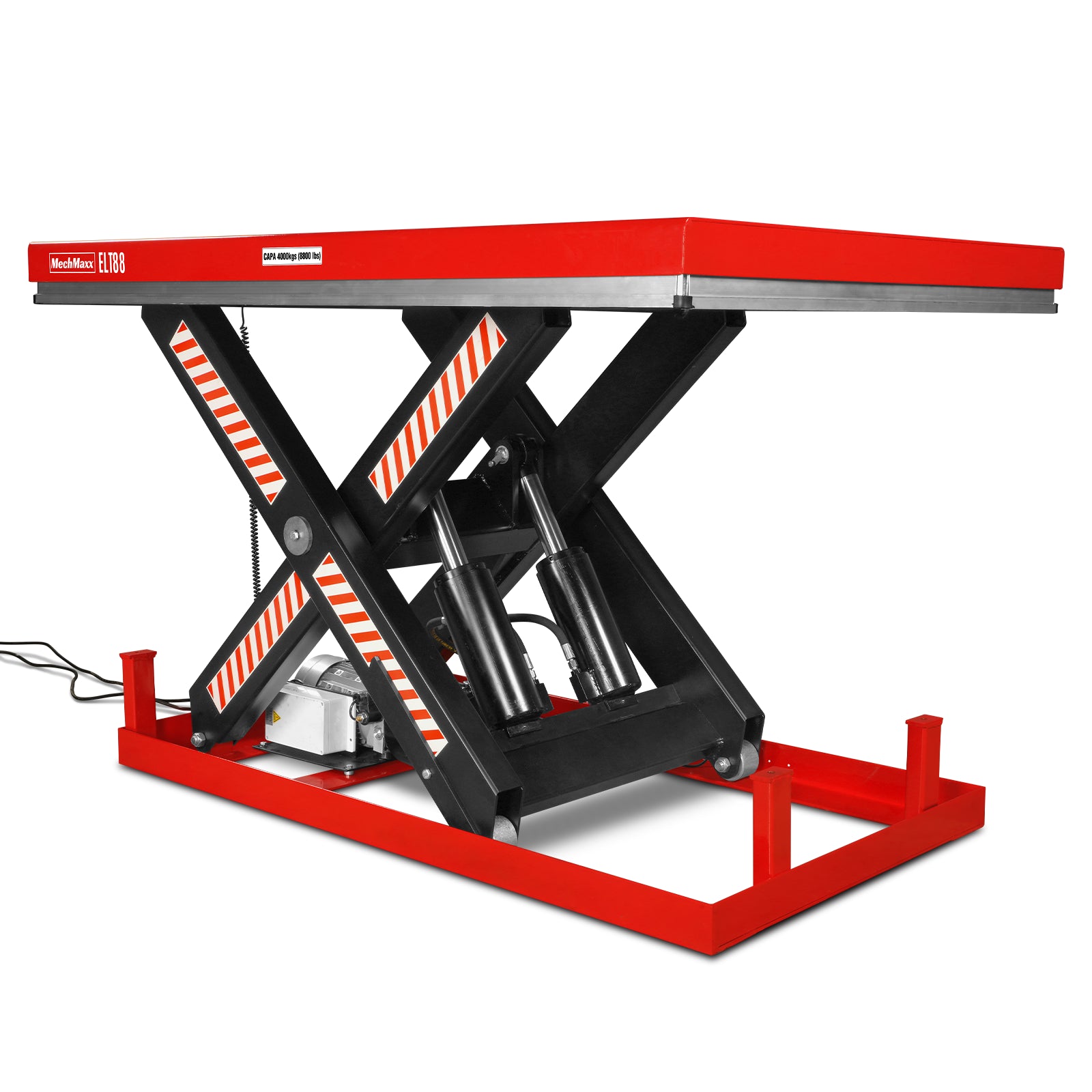 Stationary Powered Hydraulic Lift Table 8800lb Capacity,Platform Size66.9" x 47.2" ,Height43.3"