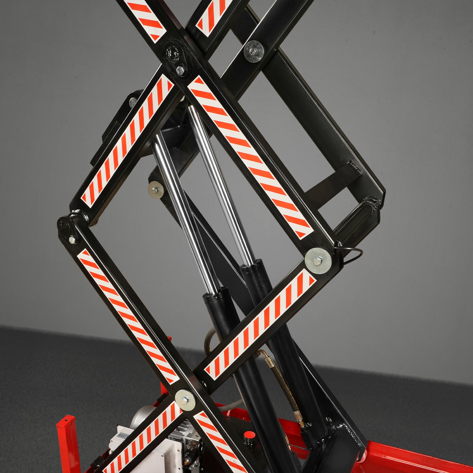 Stationary Electric Hydraulic Double Scissor Lift Table 2200lb Capacity,Platform Size51.2" x 32.3" ,Height70.1"