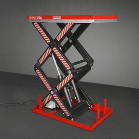 Stationary Electric Hydraulic Double Scissor Lift Table 4400lb Capacity,Platform Size51.2" x 33.5" ,Height70.1"