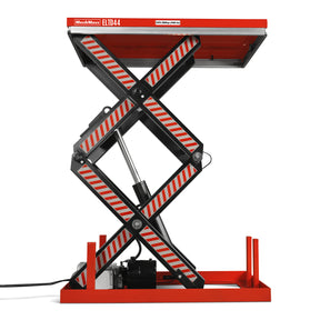 Stationary Electric Hydraulic Double Scissor Lift Table 4400lb Capacity,Platform Size51.2" x 33.5" ,Height70.1"