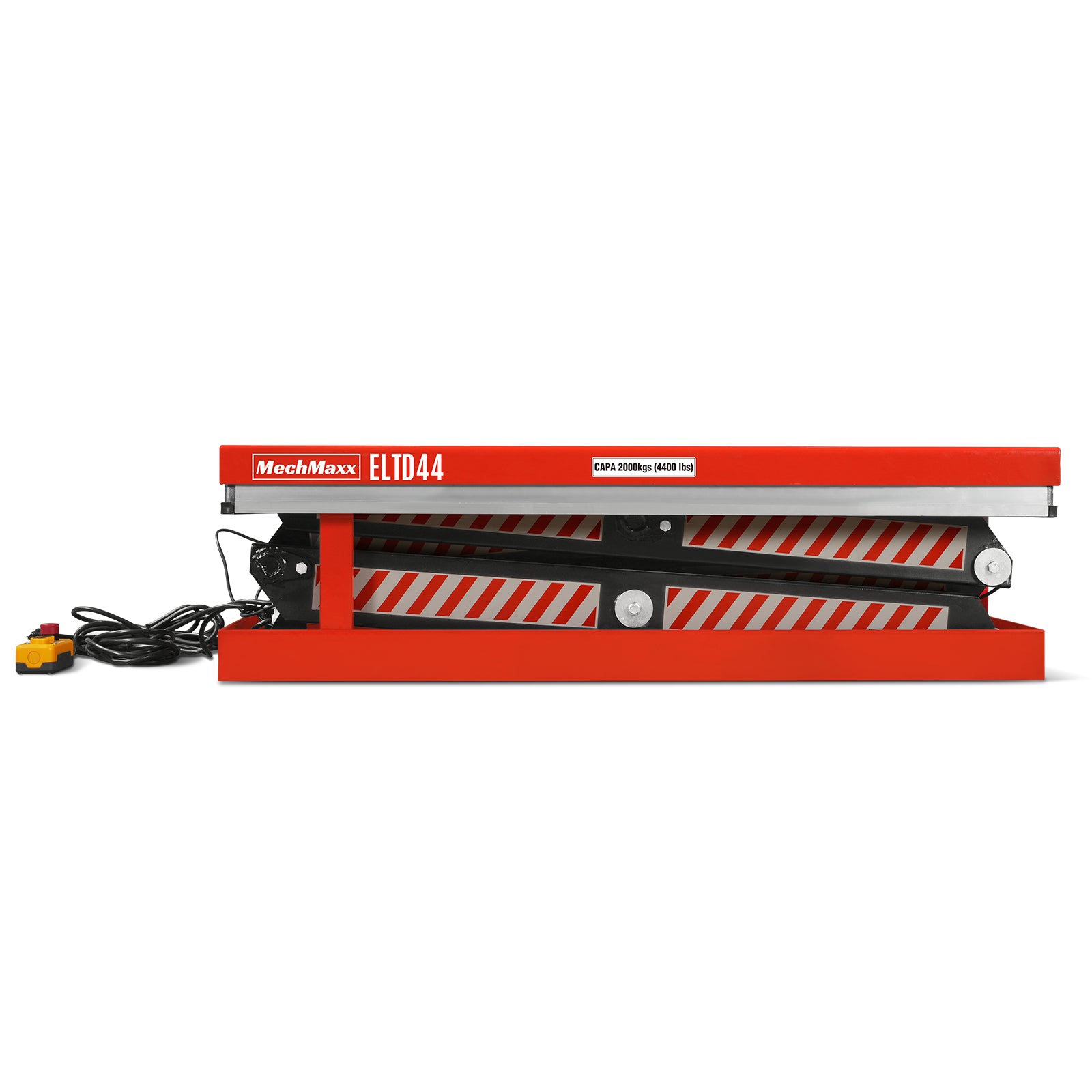 Stationary Electric Hydraulic Double Scissor Lift Table 4400lb Capacity,Platform Size51.2" x 33.5" ,Height70.1"