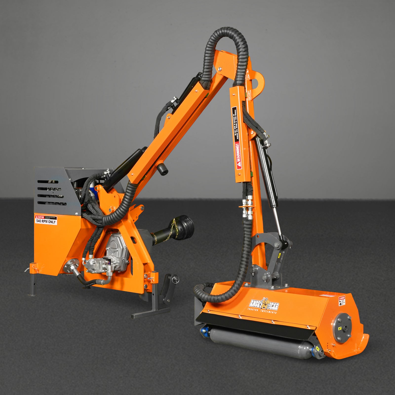 31.5" Remote control operation, Maximum Reach 11'2", 3-Point Boom Mower, Minimum 20hp, ERM80