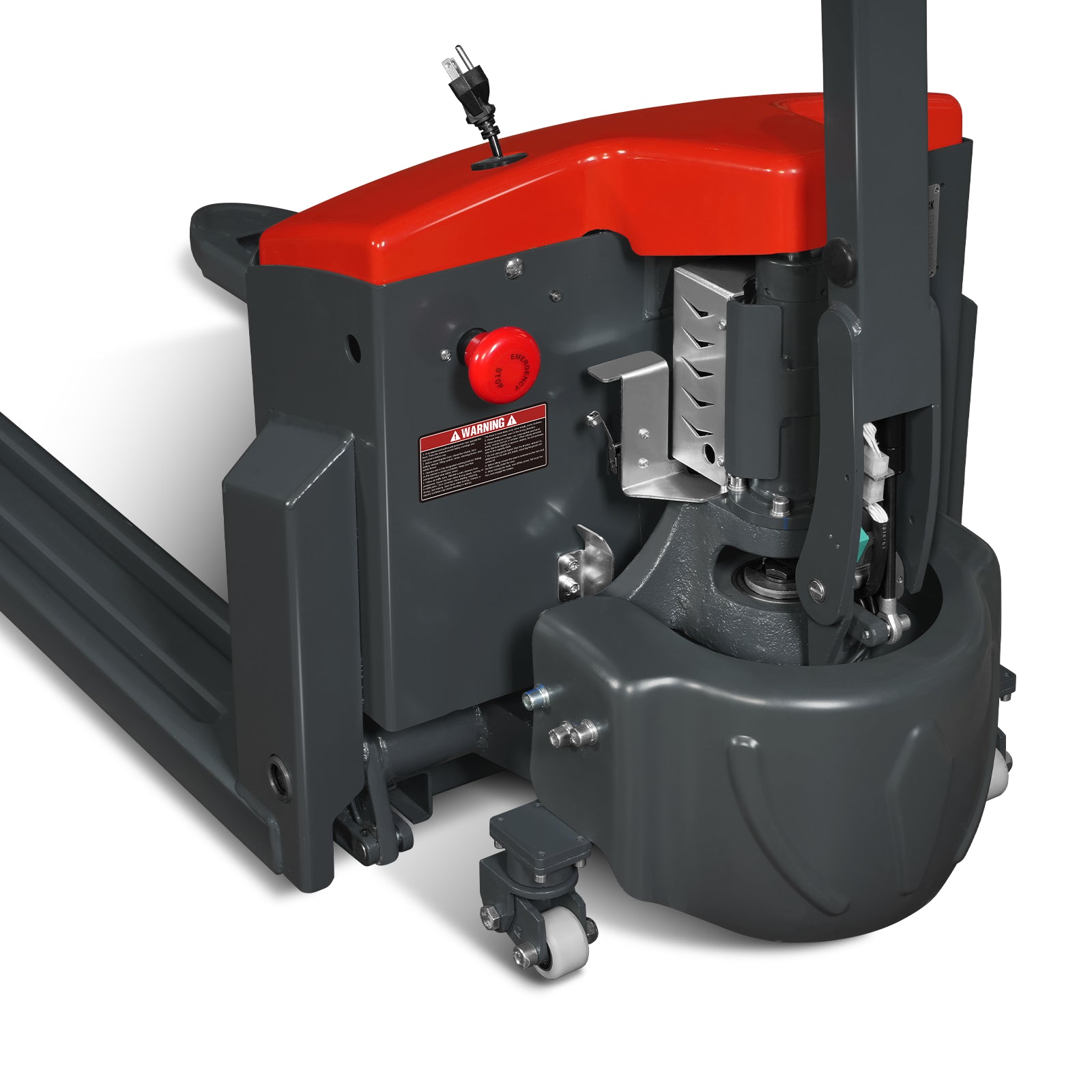3300lbs Lithium-ion Electric Pallet Jack, 45"x27" Fork, 24V 40Ah Battery, Walkie Type Truck, EPT33
