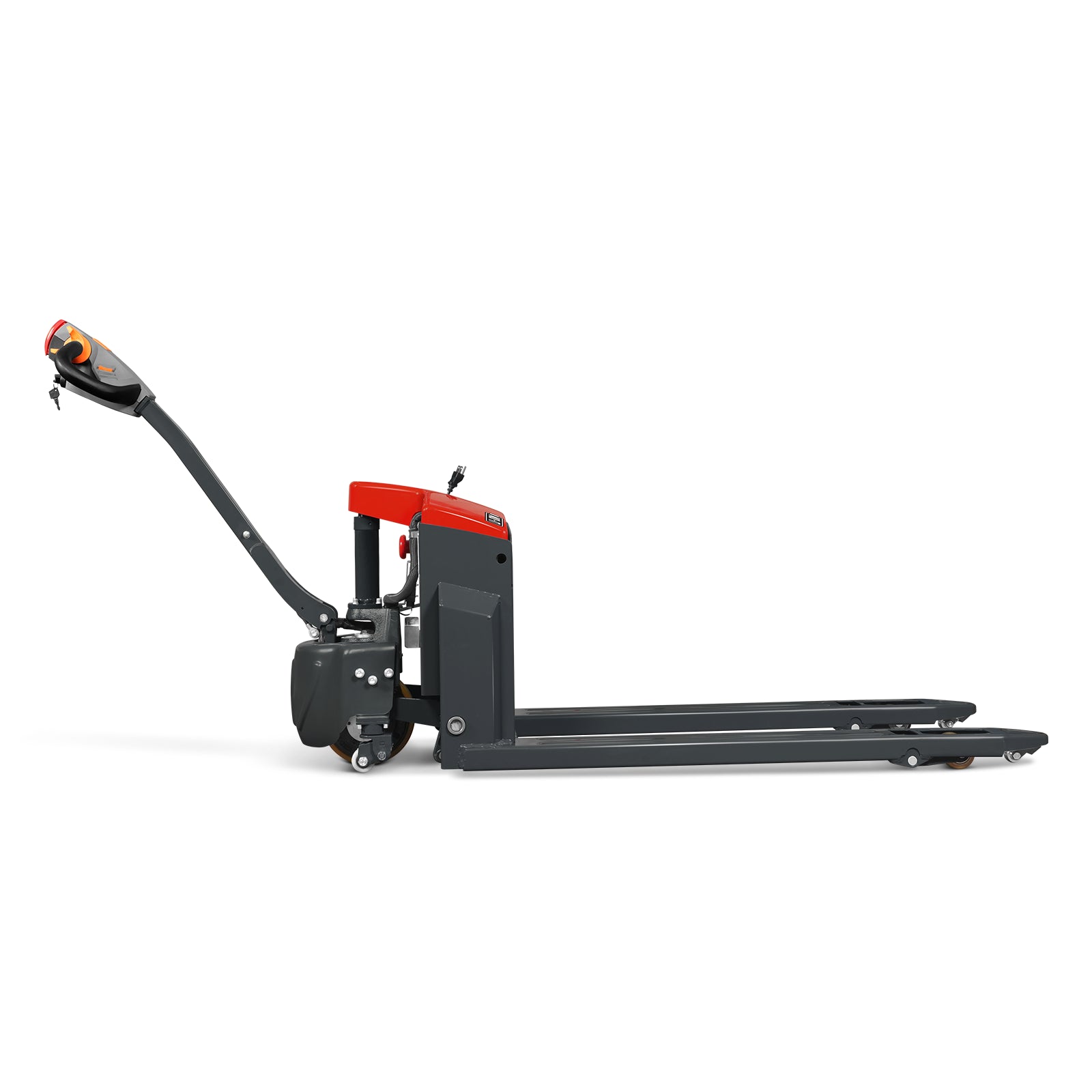 4400lbs Lithium-ion Electric Pallet Jack, 45"x27" Fork, 48V 50Ah Battery, Walkie Type Truck, EPT44