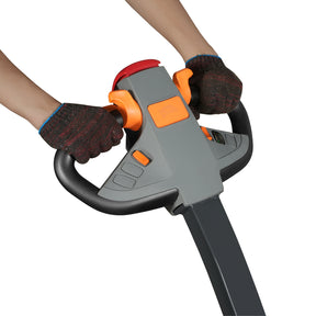3300lbs Lithium-ion Electric Pallet Jack, 45"x27" Fork, 24V 40Ah Battery, Walkie Type Truck, EPT33