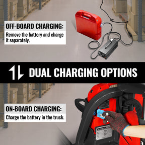 4400lbs Lithium-ion Electric Pallet Jack, 45"x27" Fork, 48V 30Ah Removable Battery, Walkie Type Truck, LPT44