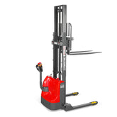 2640lbs Electric Straddle Stacker,138" Lift, Adjustable Legs & Forks, F26-138SLA