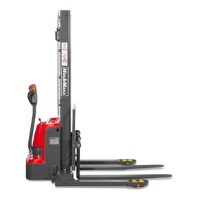 3300lbs Lithium-ion Electric Straddle Stacker, 118" Lift, Adjustable Legs & Forks, F33-118S