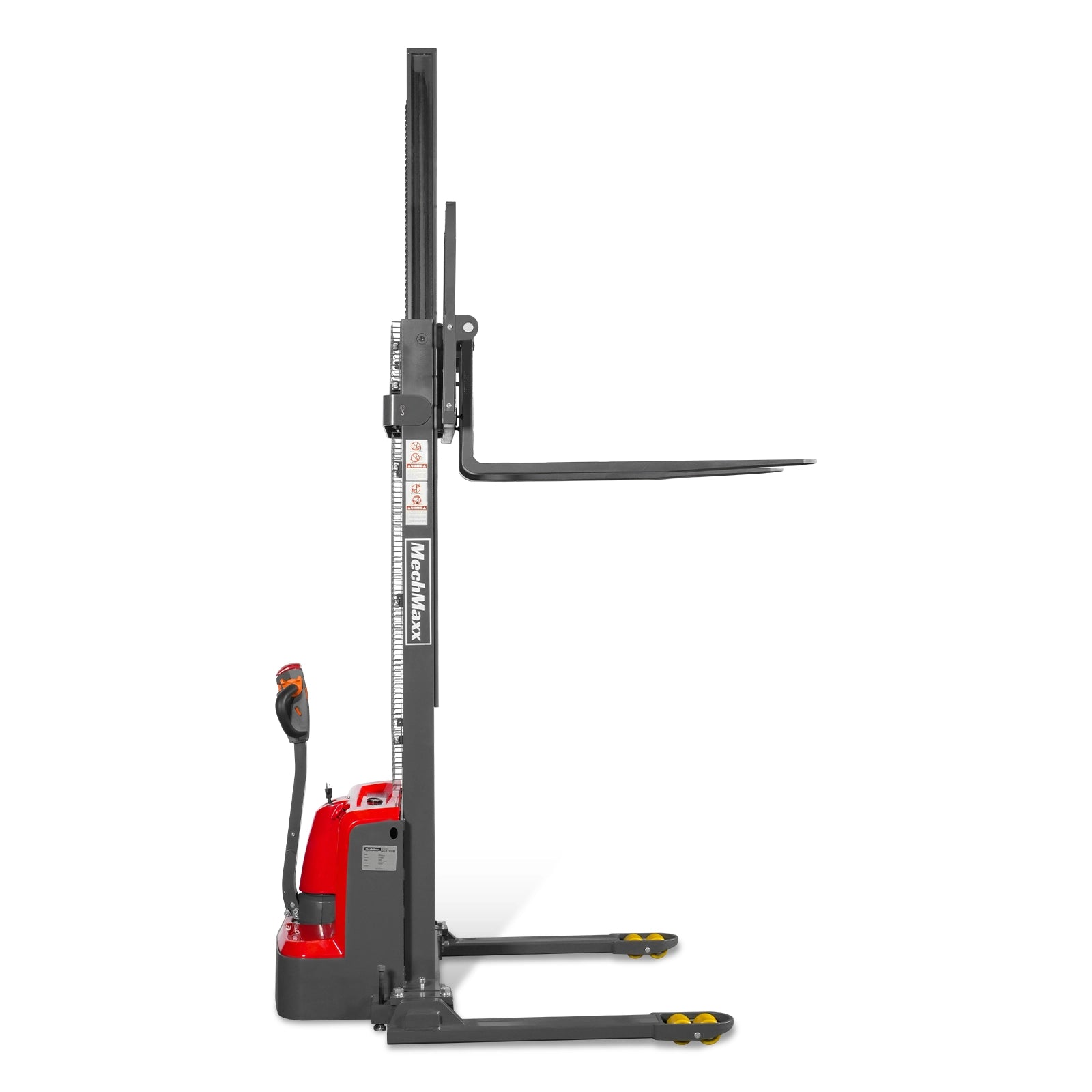 3300lbs Lithium-ion Electric Straddle Stacker, 138" Lift, Adjustable Legs & Forks, F33-138S