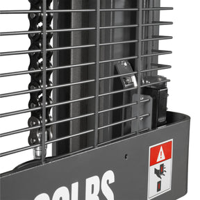 3300lbs Lithium-ion Electric Straddle Stacker, 98" Lift, Adjustable Legs & Forks, F33-98S