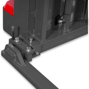 3300lbs Lithium-ion Electric Straddle Stacker, 98" Lift, Adjustable Legs & Forks, F33-98S