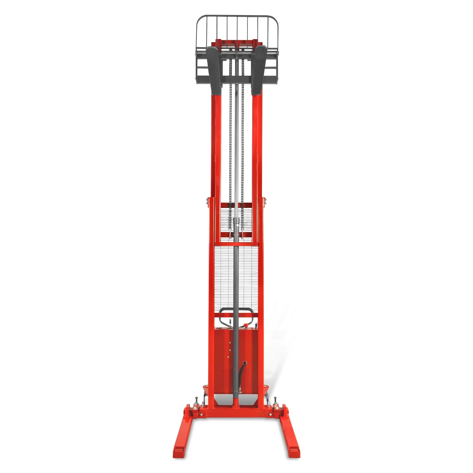 3300lbs Semi-Electric Straddle Stacker, 138