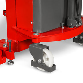 3300lbs Semi-Electric Straddle Stacker, 118" Lift, Adjustable Legs & Forks, S33-118S