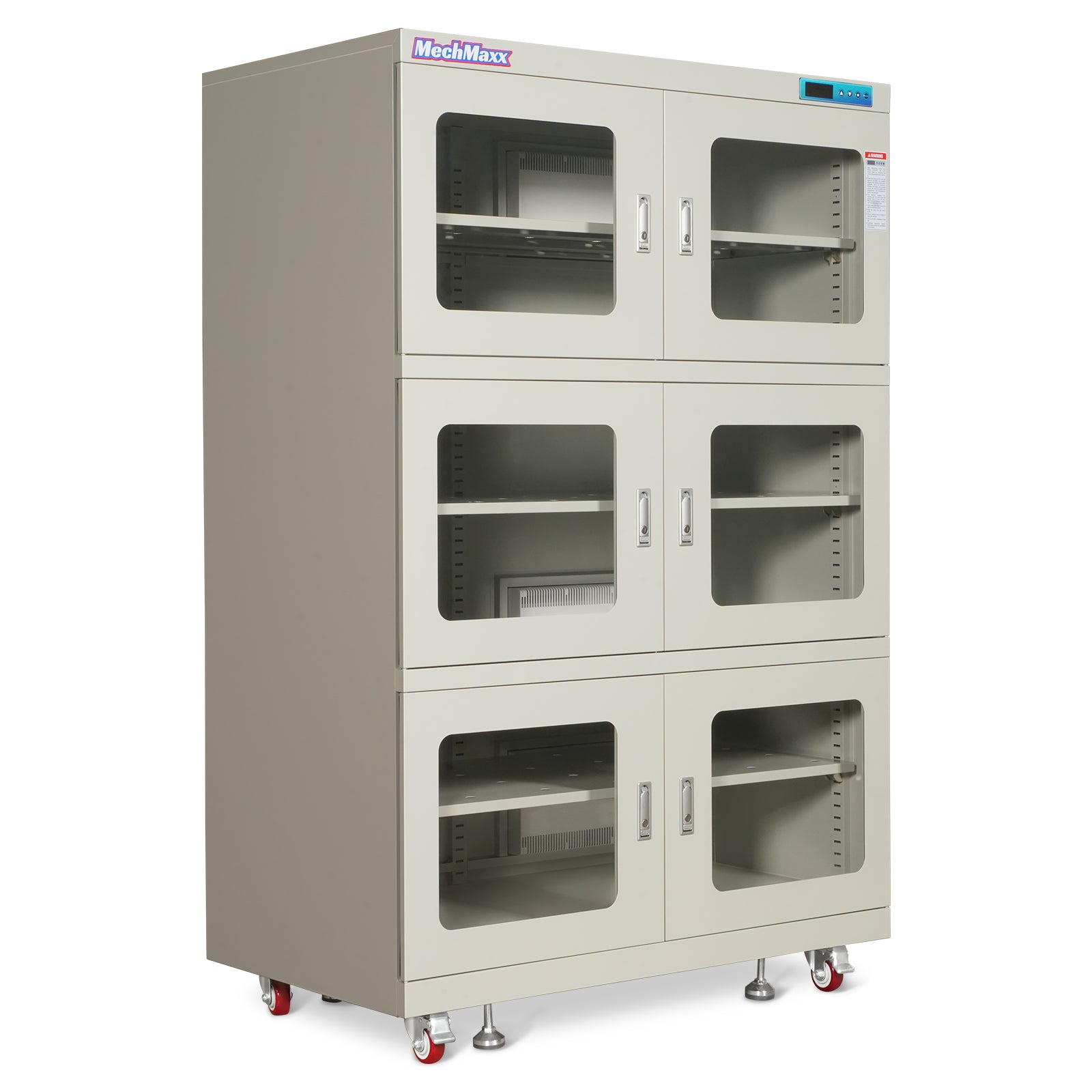 1-10% RH Electronic Dry Cabinet 1430L ESD Desiccator Cabinet Ultra-Low Humidity Storage, White, EDC1430CW-6