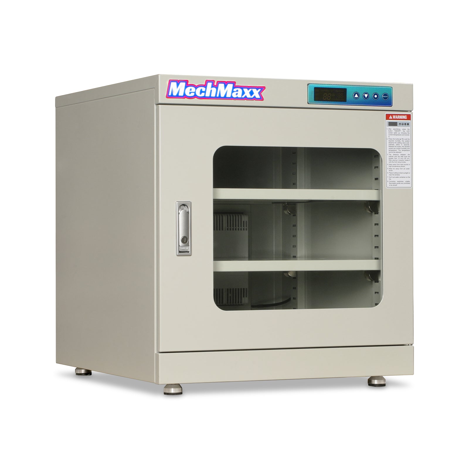 1-10% RH Electronic Dry Cabinet 210L ESD Desiccator Cabinet Ultra-Low Humidity Storage, White, EDC210CW
