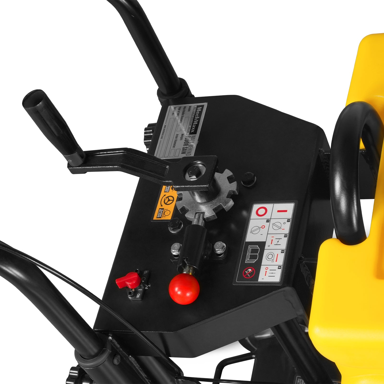 Honda GX160 Walk-Behind Concrete Floor Saw, 14 in Blade, 4 in Cutting Depth, FS350H