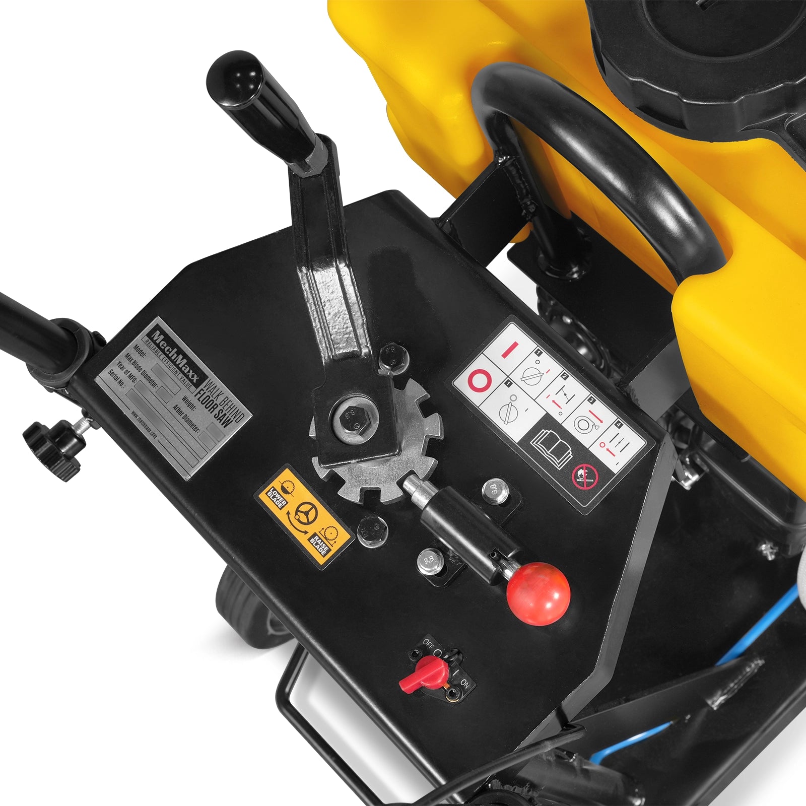 5.8 HP Walk-Behind Concrete Floor Saw, 14 in Blade, 4 in Cutting Depth, FS350Z