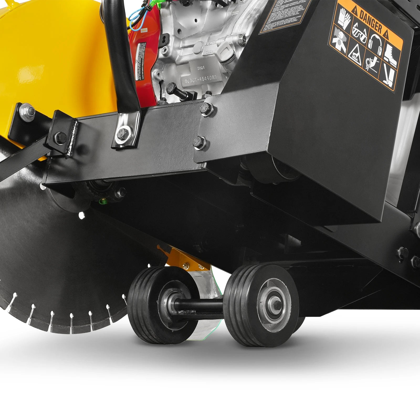 Honda GX390 Walk-Behind Concrete Floor Saw, 20 in Blade, 7 in Cutting Depth, FS480H