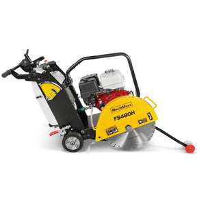Honda GX390 Walk-Behind Concrete Floor Saw, 20 in Blade, 7 in Cutting Depth, FS480H