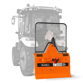 8800lbs 3-Point Hitch Forestry Log Skidding Winch, 200ft Cable Length, 25-60 HP Tractor, Category 1 Hookup, FW8800