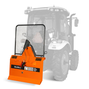 8800lbs 3-Point Hitch Forestry Log Skidding Winch, 200ft Cable Length, 25-60 HP Tractor, Category 1 Hookup, FW8800