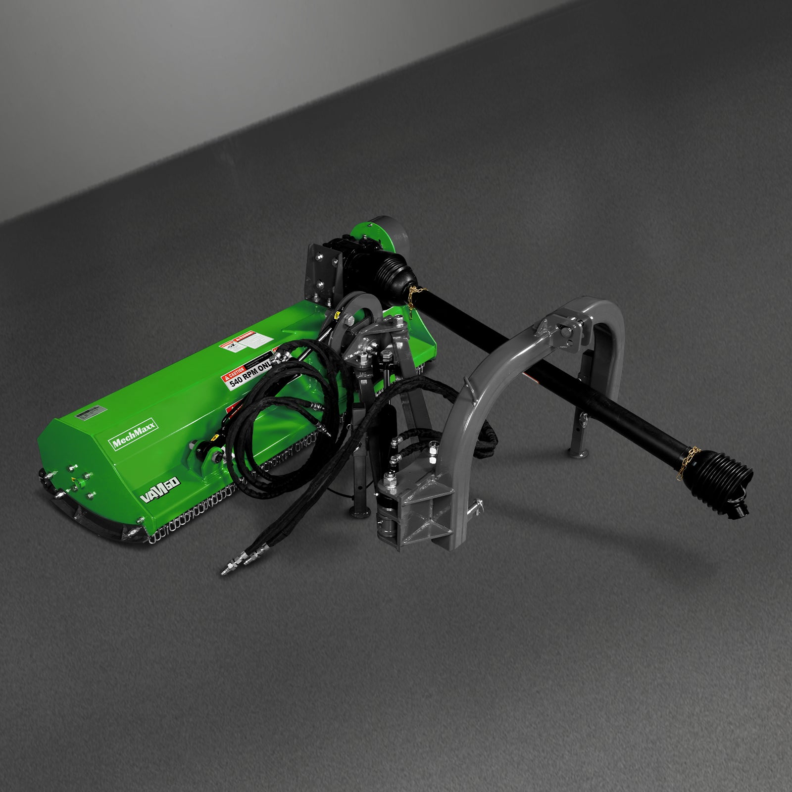 60" Standard 3Point Offset Flail Ditch Bank Mower, 25-60HP, VAM60