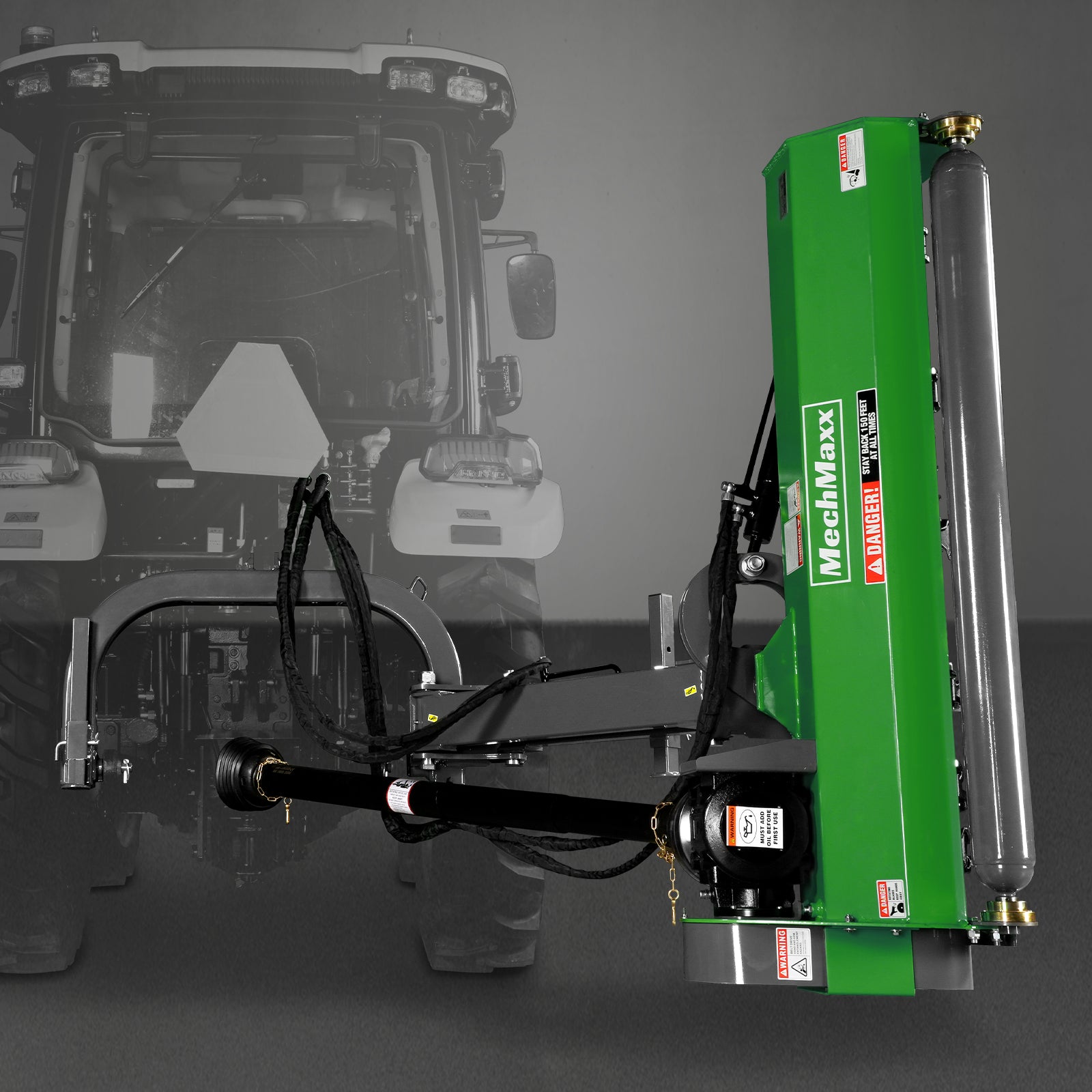 60" Standard 3Point Offset Flail Ditch Bank Mower, 25-60HP, VAM60