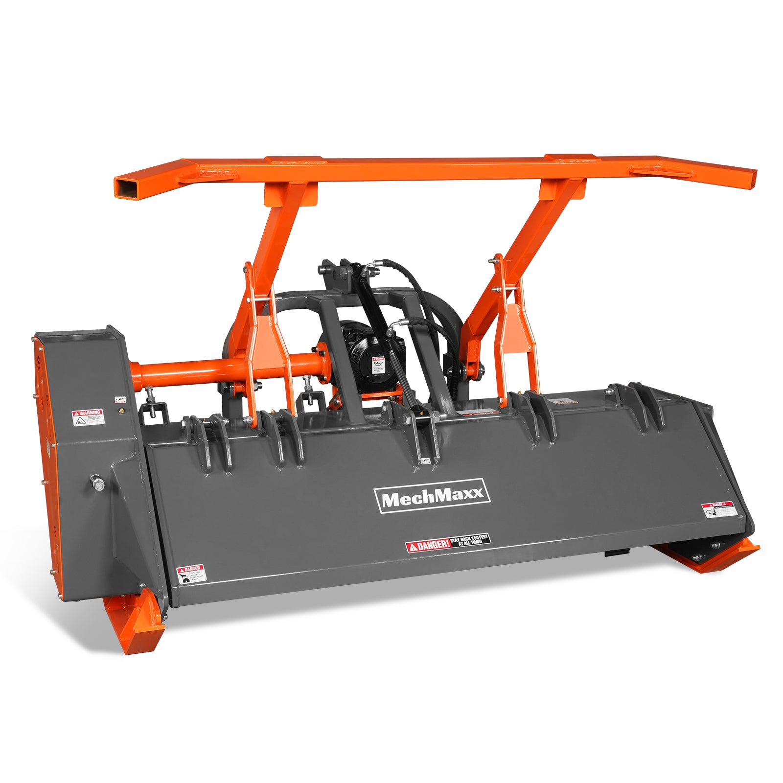 70" PTO Hitch Forestry Brush Mulcher, Cat 2,Tractor Power Recommended 70-110 HP,MC70