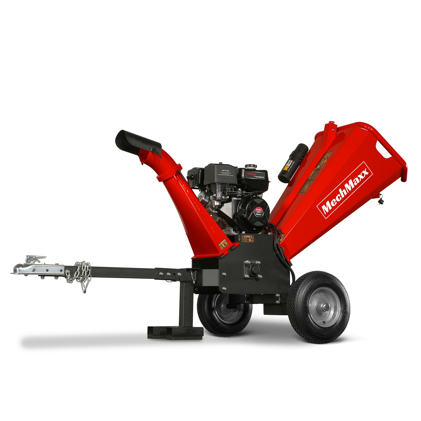 5 inch E-start DUCAR 420cc Gasoline Engine Powered Wood Chipper , GS1500