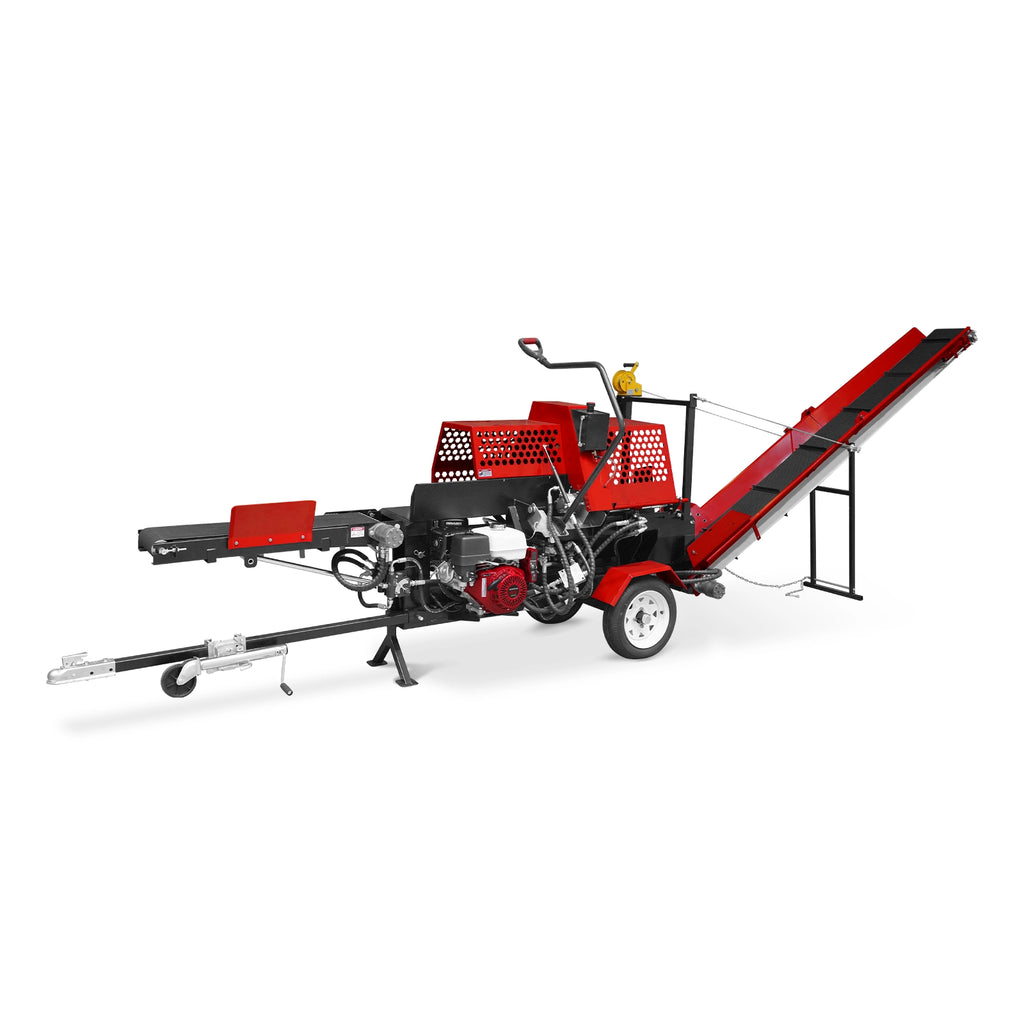 Honda GX390 Engine Firewood Log Splitter Processor with Conveyor, 20to